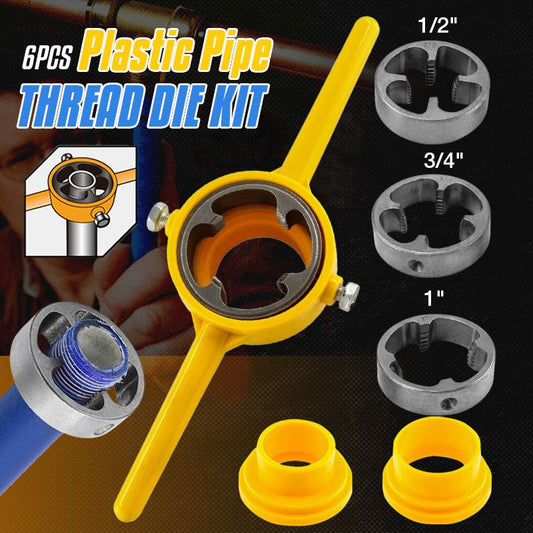 🔥Last Day Sale 49%🔥6PCS Plastic Pipe Thread Die Kit