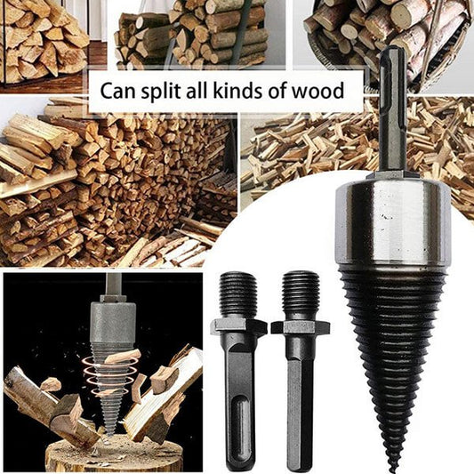 🔥45% rabatt!🔥Avtakbar drill for vedkløyving, elektrisk drill for husholdningsbruk, robust drill