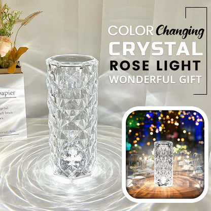 🌸50% RABATT💟Färgskiftande Crystal Rose Light